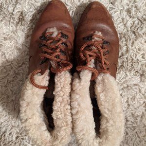 Danexx Leather and Wool Booties